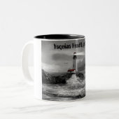 Kollektor-Tasse, Yaquina Leuchtturm Oregon Zweifarbige Tasse (Vorderseite Links)