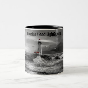 Kollektor-Tasse, Yaquina Leuchtturm Oregon Zweifarbige Tasse