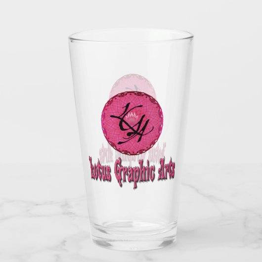Kollektorware Lotus Graphic Arts Glas (Rückseite)