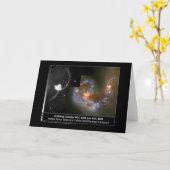 Kollidierende Galaxien Hubble Telescope Karte (Gelbe Blume)