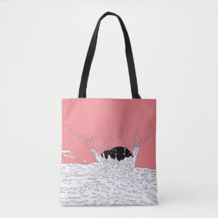 Kollision, Splash Illustration Tasche