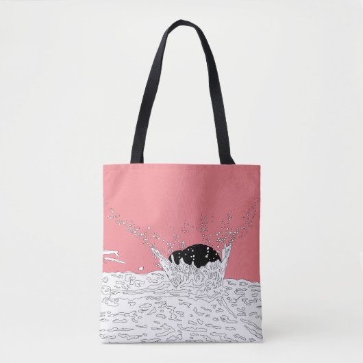 Kollision, Splash Illustration Tasche (Vorderseite)