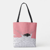 Kollision, Splash Illustration Tasche (Rückseite)