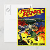 Kollisionskurs! Postkarte (Vorne/Hinten)