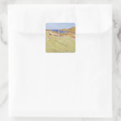 Kollisionslandschaft Quadratischer Aufkleber (Tasche)