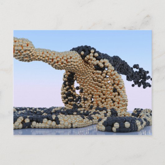 Kollisionspostkarte Postkarte (Vorderseite)