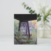 Kollisionssturm Postkarte (Stehend Vorderseite)