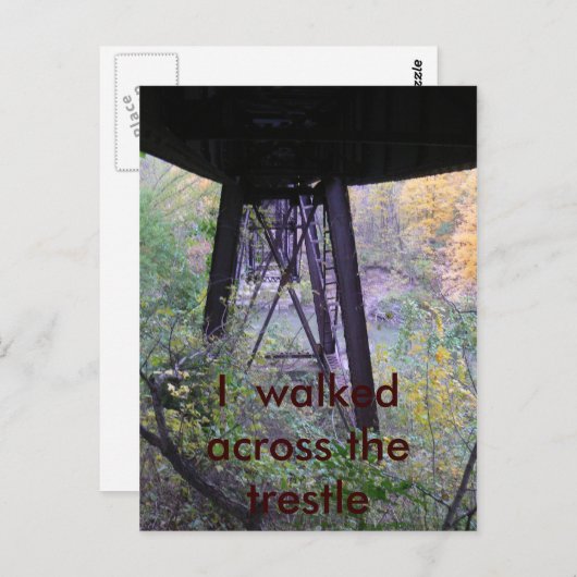 Kollisionssturm Postkarte (Vorne/Hinten)