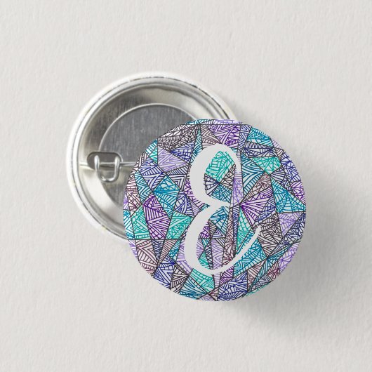 Kolmio (cool) Personalized Button (Vorne & Hinten)