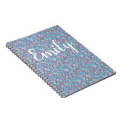 Kolmio (coole Farben) Personalisiertes Notebook Notizblock (Rechte Seite)