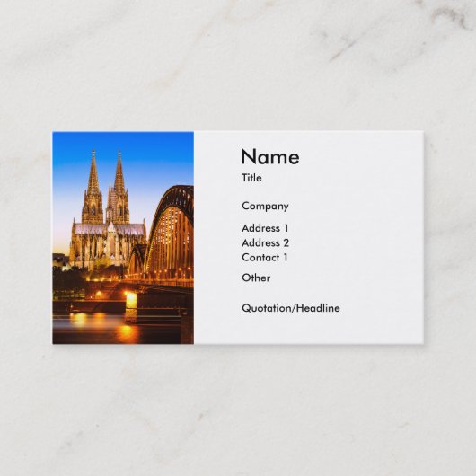 Köln 03A Visitenkarte (Vorderseite)