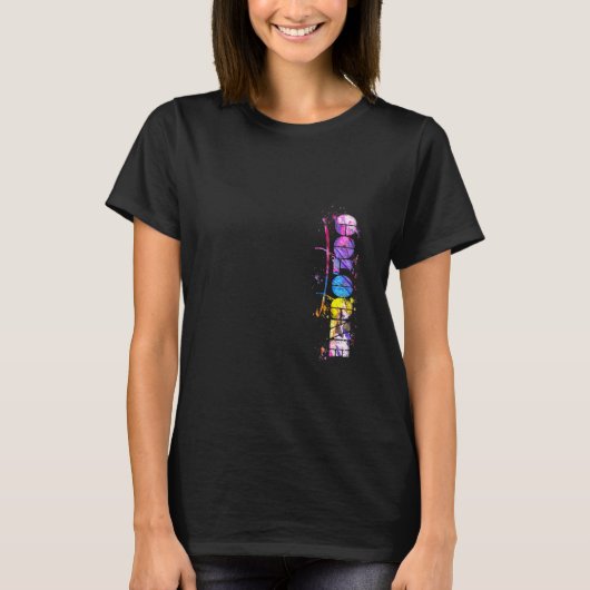 Köln Briefe Wasserfarbe Köln T-Shirt (Vorderseite)