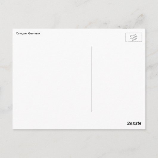 Köln Cathedral Postcard Postkarte (Rückseite)