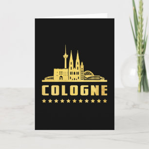 Köln City City City City City Funny Gift Idee Karte