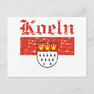 Köln City Designs Postkarte