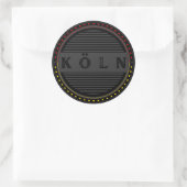 Köln City Pride Emblem – Deutsche Identität Runder Aufkleber (Tasche)