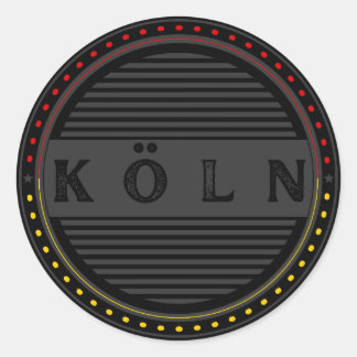 Köln City Pride Emblem – German Identity Runder Aufkleber