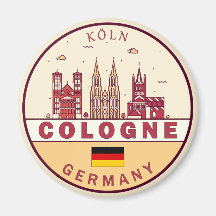Köln City Skyline Emblem