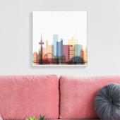 Köln | City Skyline Leinwanddruck (Insitu (Wohnzimmer))