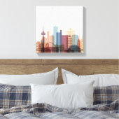 Köln | City Skyline Leinwanddruck (Insitu (Schlafzimmer))