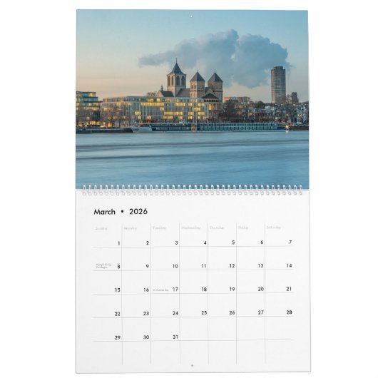 Köln Deutschland 2026 Kalender (Mär 2026)