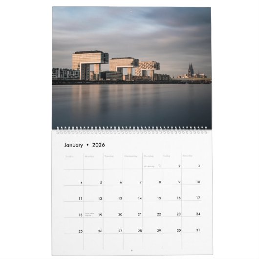 Köln Deutschland 2026 Kalender (Jan 2026)