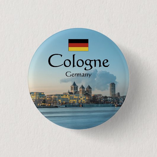 Köln Deutschland Button (Vorderseite)