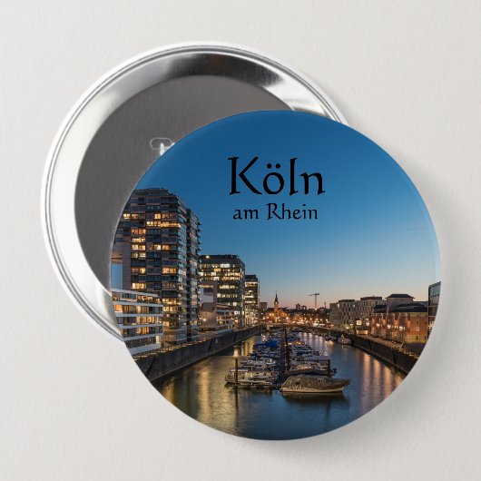 Köln Deutschland Button (Vorne & Hinten)