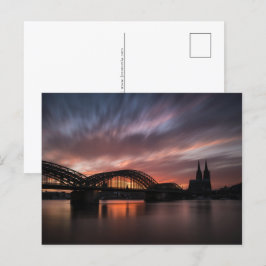 Köln Deutschland Feiertagspostkarte