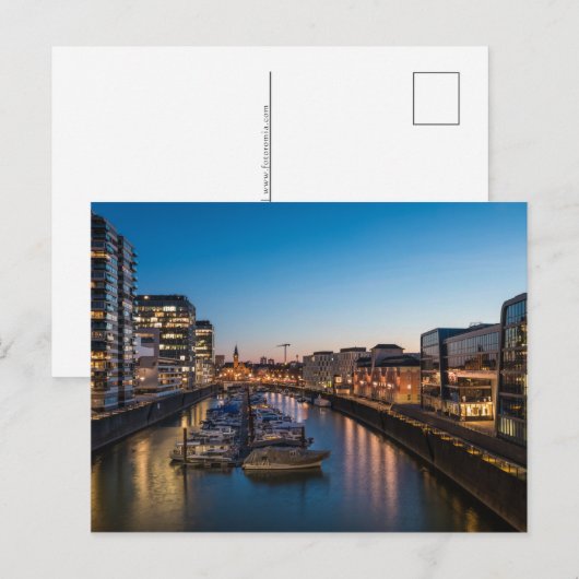 Köln Deutschland Feiertagspostkarte (Vorne/Hinten)