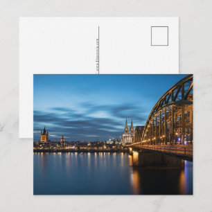 Köln Deutschland Feiertagspostkarte
