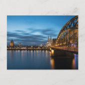 Köln Deutschland Feiertagspostkarte (Vorderseite)