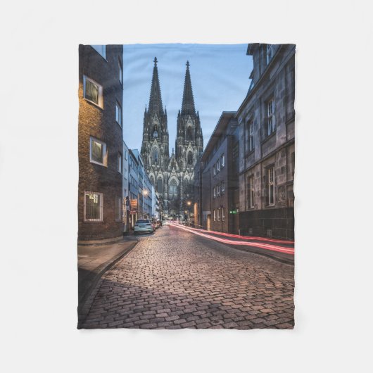 Köln Deutschland Fleecedecke (Vorderseite)