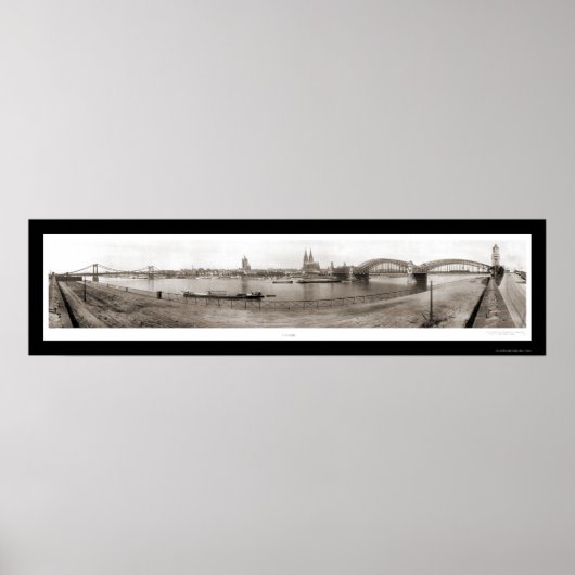 Köln, Deutschland Foto 1921 Poster (Vorne)