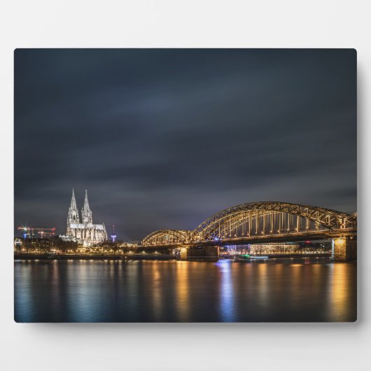 Köln Deutschland Fotoplatte (Vorderseite)
