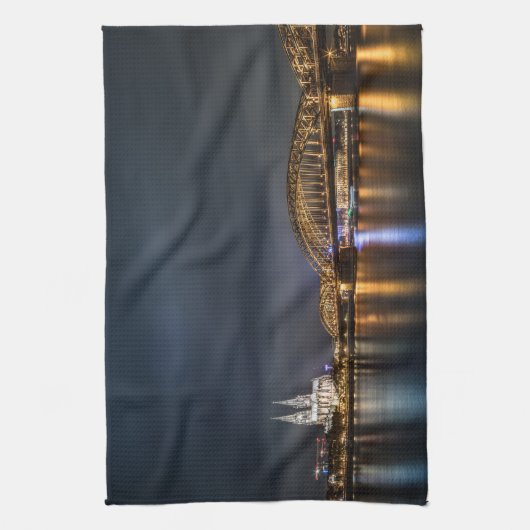 Köln Deutschland Geschirrtuch (Vertikal)