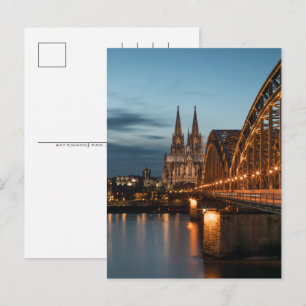 Köln Deutschland Holiday Postcard Feiertagspostkarte