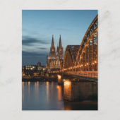 Köln Deutschland Holiday Postcard Feiertagspostkarte (Vorderseite)