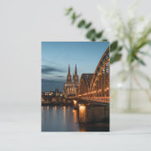 Köln Deutschland Holiday Postcard Feiertagspostkarte (Stehend Vorderseite)