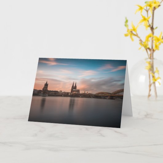 Köln Deutschland Karte (Gelbe Blume)