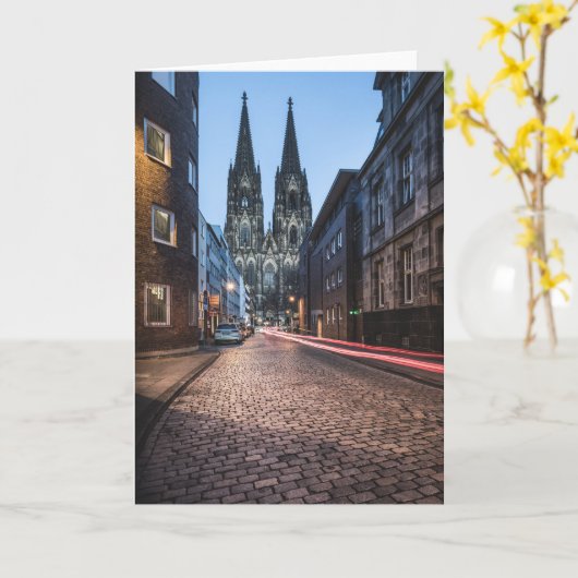 Köln Deutschland Karte (Gelbe Blume)