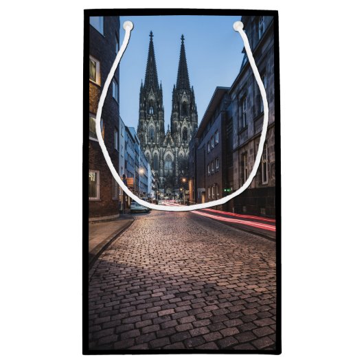 Köln Deutschland Kleine Geschenktüte (Rückseite)