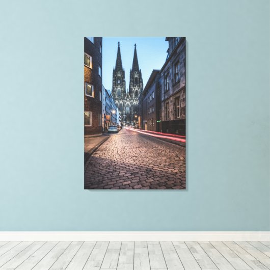 Köln Deutschland Leinwanddruck (Insitu (Holzboden))