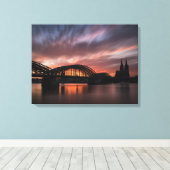Köln Deutschland Leinwanddruck (Insitu (Holzboden))