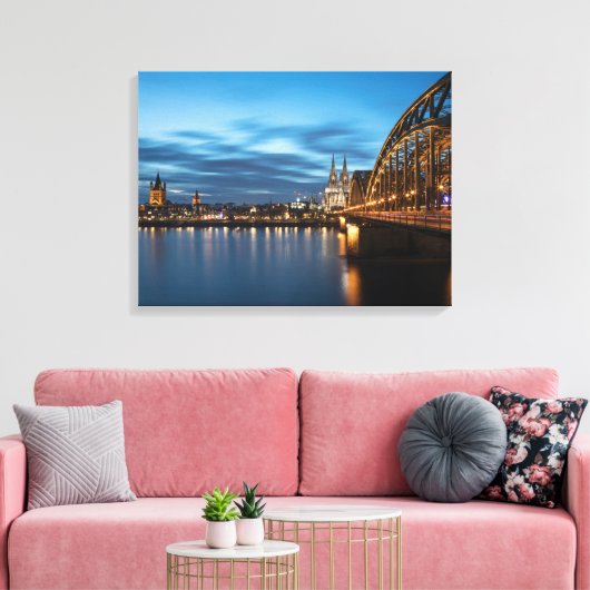 Köln Deutschland Leinwanddruck (Insitu (Wohnzimmer))