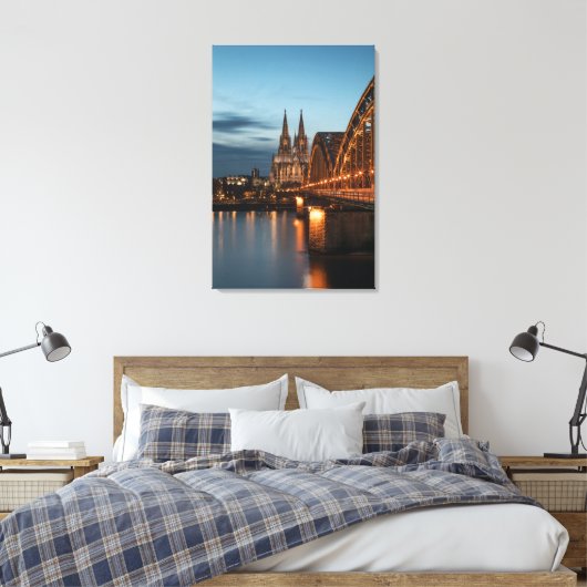 Köln Deutschland Leinwanddruck (Insitu (Schlafzimmer))