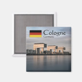 Köln Deutschland Magnet (Vorderseite/Rückseite)