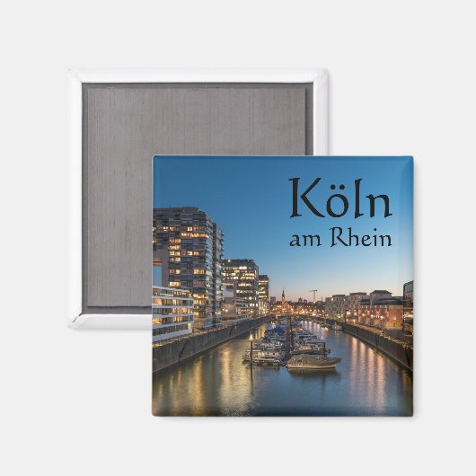 Köln Deutschland Magnet (Vorderseite/Rückseite)