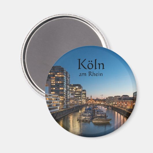 Köln Deutschland Magnet (Vorderseite/Rückseite)