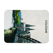 Köln Deutschland Panoramafoto Magnet (Horizontal)